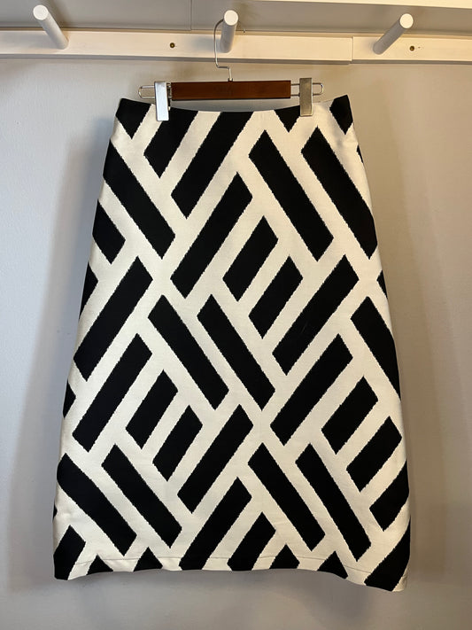 Long Tina elegante bianco e nero